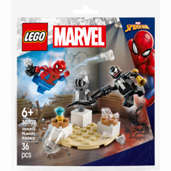 Конструкторы LEGO - Конструктор LEGO Super Heroes Ограбление музея Веномом (30707)