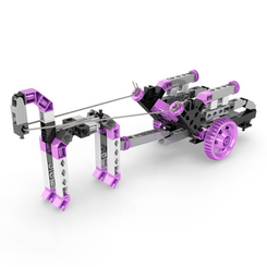 Конструкторы с уникальными деталями - Конструктор с электродвигателем Engino Inventor Motorized Adventure 30 в 1 (3031)
