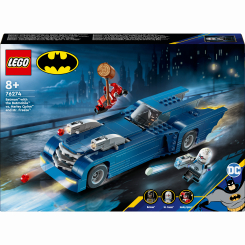 Конструкторы LEGO - Конструктор LEGO DC Batman Бэтмен на бетмобиле против Харли Квин и Мистера Фриза (76274)