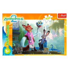 Пазлы - Пазл Trefl Зоотрополис Тайны 100 элементов (16523)