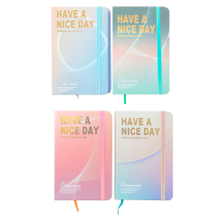 Канцтовары - Блокнот Malevaro на резинке Have a hice day в ассортименте (763623ML)