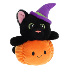 М'які тварини - М'яка іграшка Keel toys Keeleco Halloween Гарбузові звірі Котик 14 см (EH3884/1)