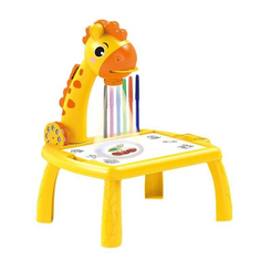 Дитячі меблі - Дитячий мольберт для малювання з проектором ART Set Projector painting Жовтий (NEM 1102/1)