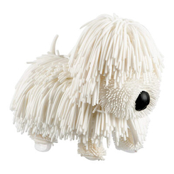 Фігурки тварин - Інтерактивна іграшка Jiggly Pup Біле грайливе цуценя (JP001-WB-W)
