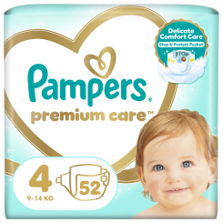 Товары по уходу - Подгузники Pampers Premium care Maxi 9-14 кг 52 шт (4015400278818)