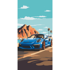 Товари для малювання - Картина за номерами Art Craft Sports car 40 х 80 см (12503-AC)