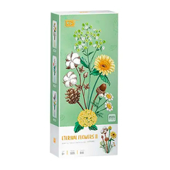 Блокові конструктори - Конструктор LOZ mini Букет квітів 4 646 деталей (1670)
