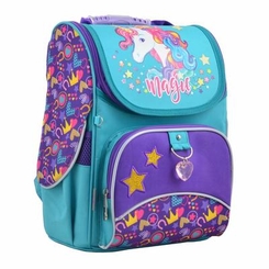 Рюкзаки та сумки - Рюкзак шкільний 1 Вересня H-11 Unicorn каркасний (555198)