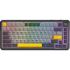 Клавіатура і миші - Клавіатура Ajazz AK820 MAX PLUS-Daydream Switch-Black-Gray-Yellow-3 model-with screen-RGB (AK820MAX-DD-BGY) Клавіатура і миші - Клавіатура Ajazz AK820 MAX PLUS-Daydream Switch-Black-Gray-Yellow-3 model-with screen-RGB (AK820MAX-DD-BGY)