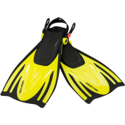 Для пляжу і плавання - Ласти Aqua Speed WOMBAT 528-18-1 (528-18) 27-31 Чорно-жовтий (5908217630339)