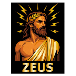 Товари для малювання - Картина за номерами Brushme Зевс (RBS1046B)