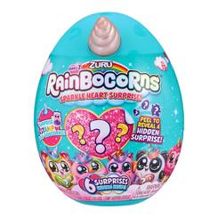 М'які тварини - М'яка іграшка Rainbocorns S2 Sparkle heart Реінбокорн-G сюрприз (9214G)