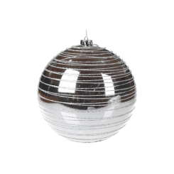 Аксесуари для свят - Куля новорічна BonaDi D-20 см Сріблястий (898-152) (MR62323)