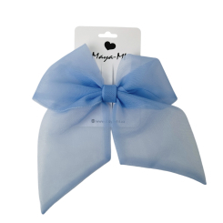 Бижутерия и аксессуары - Заколка Мауа-МІ Бантик Невесомость голубой (0199-0147-7-1)