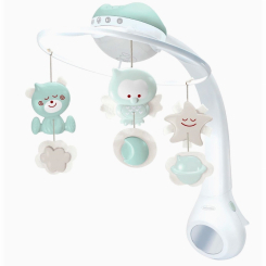 Подвески, мобили - Музыкальный мобиль Infantino зелёный (302049I) Подвески, мобили - Музыкальный мобиль Infantino зелёный (302049I)