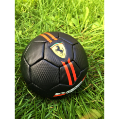 Спортивні активні ігри - М'яч футбольний Ferrari р.2 Чорний F611-2 (F611-2B)