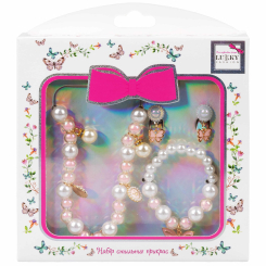 Бижутерия и аксессуары - Набор украшений Lukky Fashion Подвеска, серьги-клипсы и браслет (T24790)