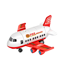 Транспорт і спецтехніка - Ігровий набір Lunatik Літак трансформер Пожежний (LNK-FLF5673)