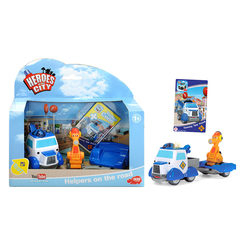 Машинки для малышей - Игровой набор Dickie Toys Герои города Томми и Робби (3123001)