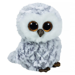 М’які тварини - М'яка іграшка TY Beanie Boo's Біла сова Owlette 50 см (36840)