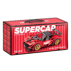 Конструктори з унікальними деталями - Конструктор Maya toys Суперкар червоний 488 елементів (J2013C)