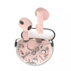 Портативні колонки та навушники - Бездротові ігрові навушники Plextone xMOWI TWS BT 5.0 T2 Pink (956)