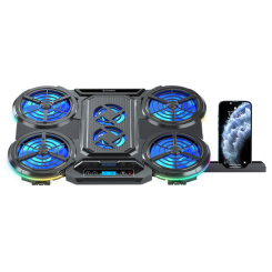 Ігрові приставки - Охолоджуюча підставка для ноутбука GamePro Black (CP770)