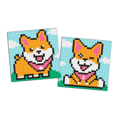 Мозаика - Алмазная мозаика на магните Идейка Игривые собачки 9 х 9 см 2 шт (AMG1060) Мозаика - Алмазная мозаика на магните Идейка Игривые собачки 9 х 9 см 2 шт (AMG1060)