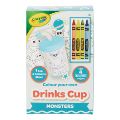 Товари для малювання - Набір для розмальовування Crayola Стаканчик Монстри (15765-A) Товари для малювання - Набір для розмальовування Crayola Стаканчик Монстри (15765-A)