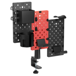 Мебель для геймеров - Настольный органайзер OfficePro Black and red (DO640B)