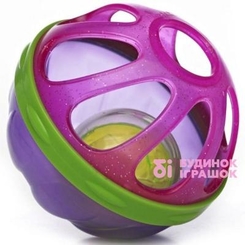 Брязкальця, прорізувачі - Іграшка для ванни М'ячик Munchkin фіолетово-рожева (5019090113083)