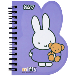 Блокноты - Блокнот Yes Miffy Teddy В7 в клетку (152220)