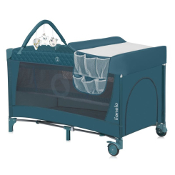 Манежи - Манеж Lionelo Flower Green Turquoise (LO-FLOWER GREEN TURQUOISE)