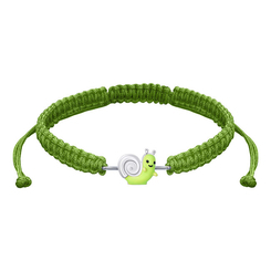 Ювелирные украшения - Браслет плетеный UMa&UMi​ Magic Seven WOP улитка зеленый (2210000005679)