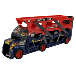 Транспорт і спецтехніка - Ігровий набір Країна Іграшок Трейлер з машинками (K140A11)