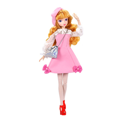 Ляльки - Лялька Kurhn Модниця у рожевому береті та сарафані (6938142030835/3083-1)