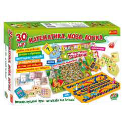 Навчальні іграшки - Великий набір Ranok Creative 30 ігор Математика Мова Логіка (12109100)