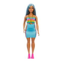 Ляльки - Лялька Barbie Fashionistas Модниця в спортивному топі та спідниці (HRH16)