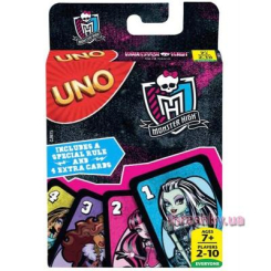 Настільні ігри - Гра UNO Monster High оновлена (CJM75)