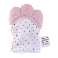 Брязкальця, прорізувачі - Прорізувач-рукавичка Baby Team пудровий (4090/2) Брязкальця, прорізувачі - Прорізувач-рукавичка Baby Team пудровий (4090/2)