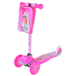 Самокати - Самокат Barbie триколісний з рюкзаком (LS2211)