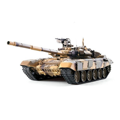 Радіокеровані моделі - Іграшковий танк Heng Long Т-90 з пневмопушкою та димовим ефектом на радіокеруванні 1:16 (HL3938-1Upg)