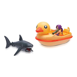 Игрушечные наборы - Игровой набор Jazwares roblox Feature vehicle shark bite Duck boat W2 (19871R)