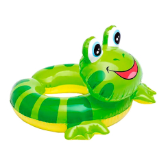 Для пляжу і плавання - Коло надувне INTEX Тваринка жабка (59220/1)