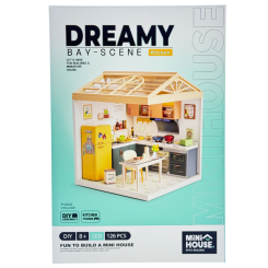 Конструкторы с уникальными деталями - Конструктор-румбокс Mini House Интерьер Кухня (8005)