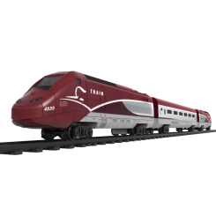 Залізниці та потяги - ​Ігровий набір Fenfa High-speed train червоний (1623C-1)