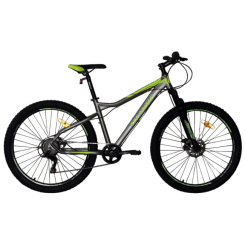 Велосипеды - Велосипед Atlantic Rubicon NX 27.5'' L/19'' Grey/Lime (5060948062466)
