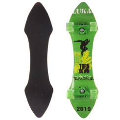 Скейтборды - Лонгборд Лонгдистанс скейтборд в сборе LUKAI SK-1249-2 зеленый