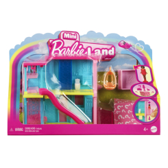 Меблі та будиночки - Набір-сюрприз Barbie Mini BarbieLand Мінібудиночок блакитний (HYF44/1)