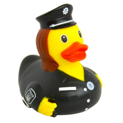 Игрушки для ванны - Уточка резиновая LiLaLu FunnyDucks Полицейская UA L1885